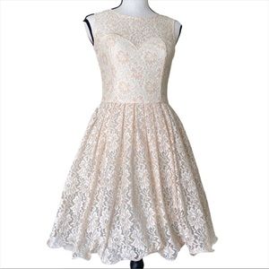 Chi Chi London ASOS Lace Tulle Mini Dress
